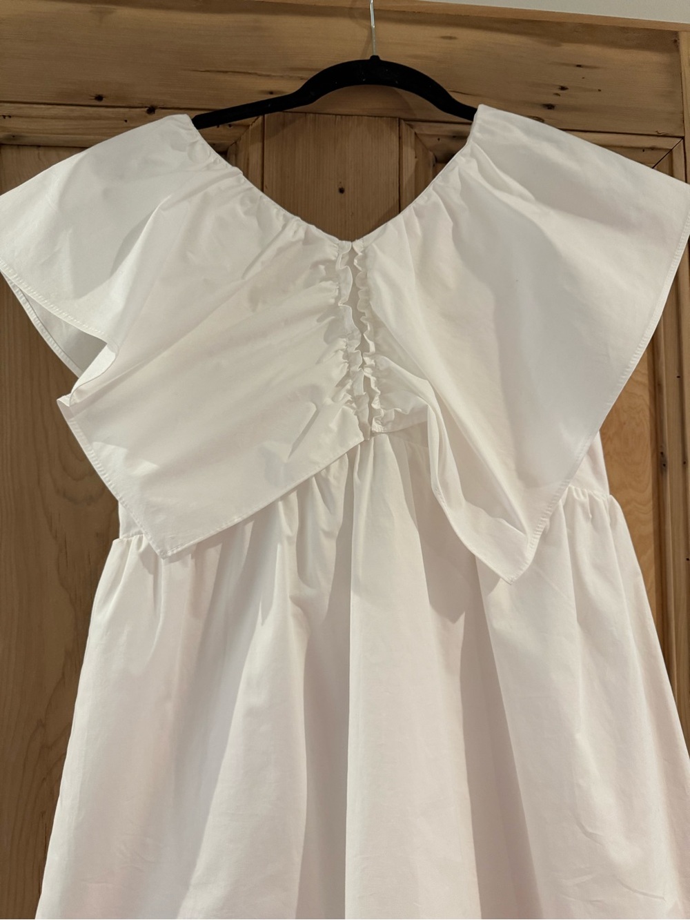 White Ruffled Dress - Picture 2 of 4